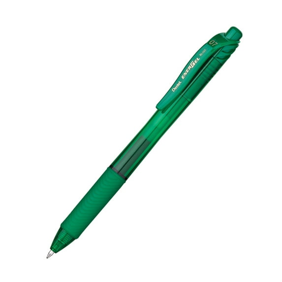 EnerGel-X Retractable lqd jel Pen, Green