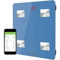 thumbnail image 1 of EnerPlex Scale for Body Weight - Bluetooth Compatible, Accurate Digital BMI Bathroom Scale for Weighing and Home Workout w/ Body Composition Analyzer & Smartphone Track App - Blue, 1 of 6