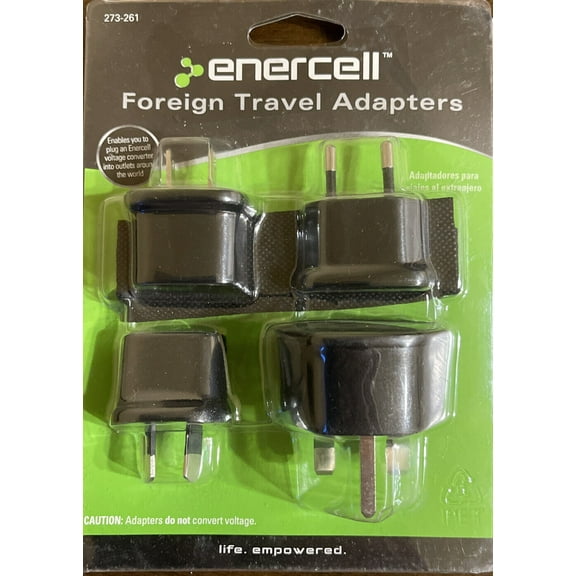Enercell Foreign Travel Interchangeable Adapters 273-261 Set