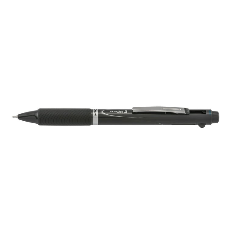 EnerGel 3 Multi-Color Gel Pen, Retractable, Fine 0.5 mm, Black/Blue/Red Ink, Gray Barrel EnerGel 3 Multi-Color Gel Pen, Retractable, Fine 0.5 mm, Black/Blue/Red Ink, Gray Barrel