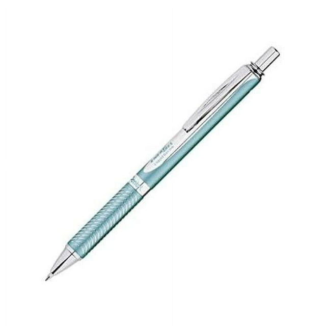 Energel Alloy RT Premium Gel Pen, (0.7Mm), Aquamarine Barrel, Black , 1 ...