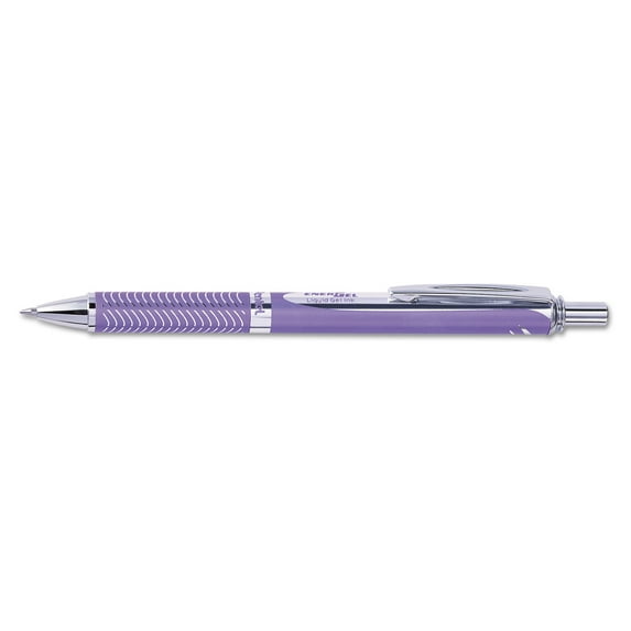 EnerGel Alloy RT Retractable Gel Pen Medium 0.7mm, Violet Ink, Violet Barrel