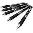thumbnail image 1 of Energel BL80 Retractable Liquid Gel Ink Rollerball Pen - 1.0mm - Black - Pack of 5, 1 of 1