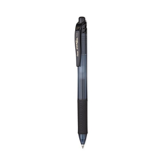 "Energel-X Gel Pen, Retractable, Medium 0.7 Mm, Black Ink, Black Barrel, 24/pack | Bundle of 2 Packs"