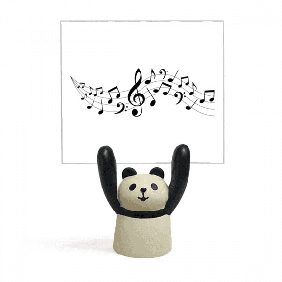 Energetic 5-le Staff Blue Memo Holder Cartoon Animal Panda Stand Decoration