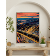 thumbnail image 1 of Energetic Flow - Abstract Expressionism Canvas Wall Art, 1 of 2