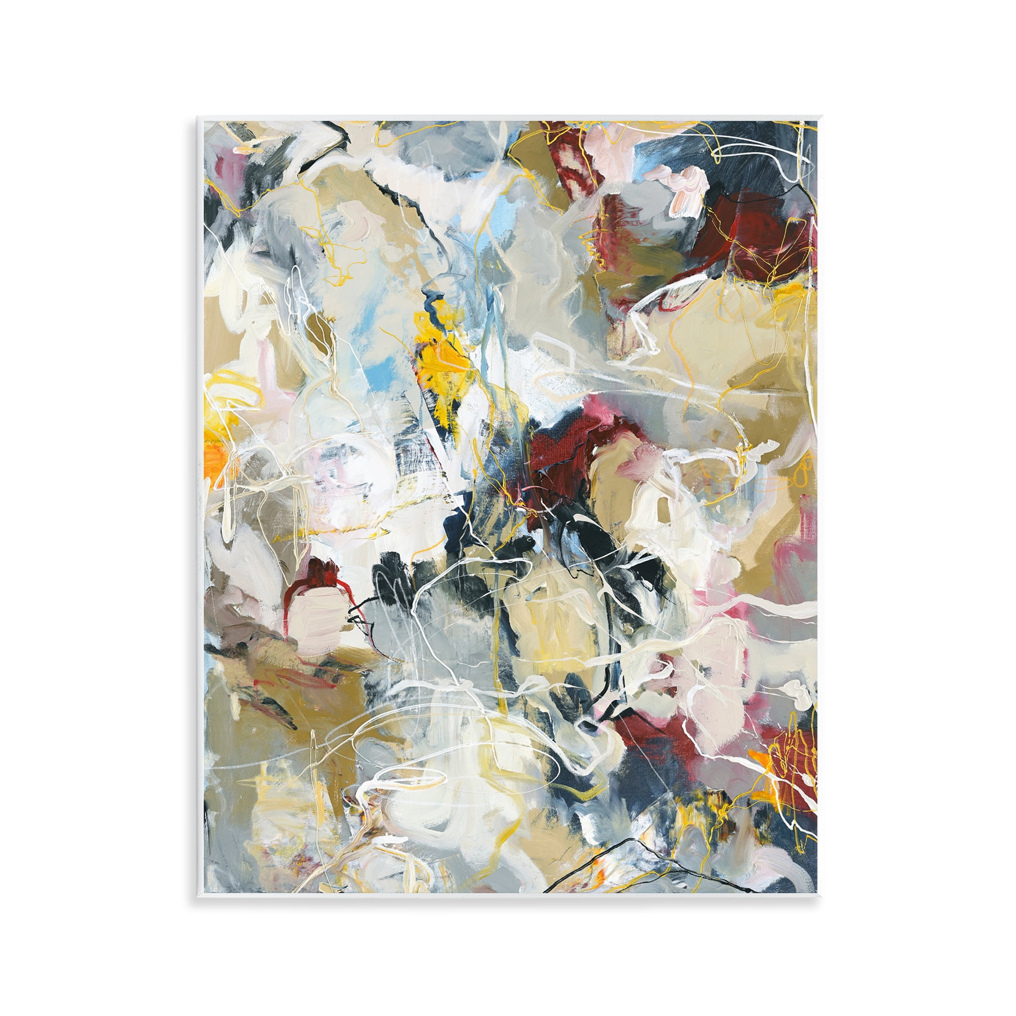 Energetic Frequency Abstract Wall Plaque Art, design by Design Fabrikken