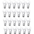 thumbnail image 1 of Energetic LED Light Bulb 8.5W(60W EQ) A19 General Purpose E26 Non-Dimmable 3000K Warm White 24-Pack, 1 of 5