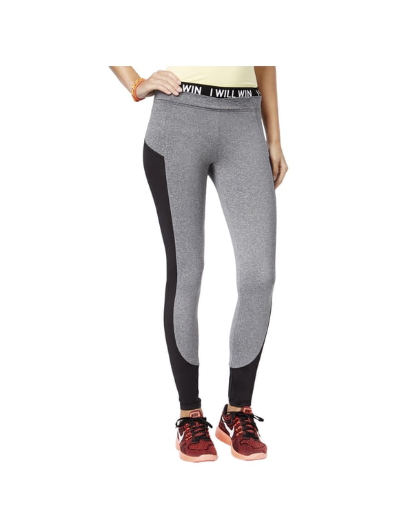 Active Juniors Lola Mesh Inset Leggings Greyblack Inspired L