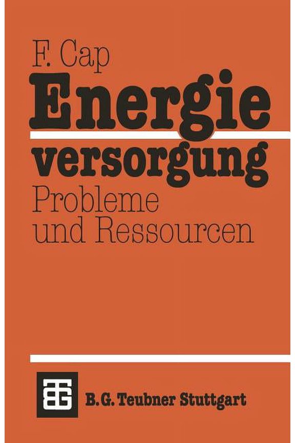 Energieversorgung Probleme Und Ressourcen, (Paperback)