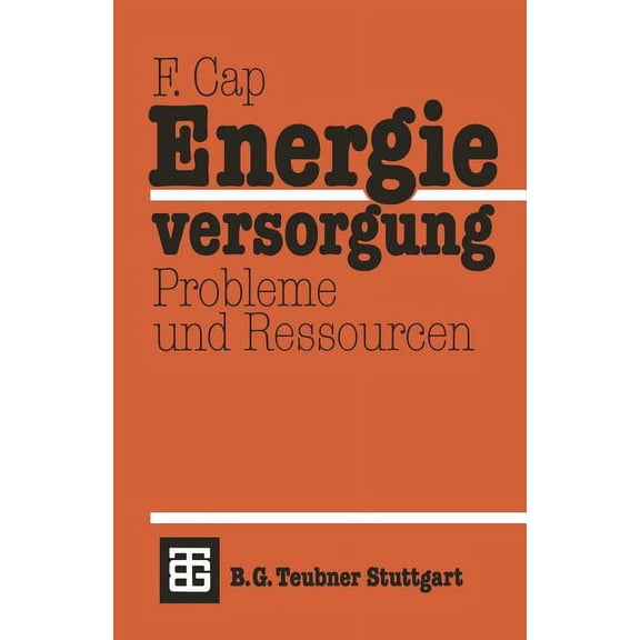 Energieversorgung Probleme Und Ressourcen, (Paperback)