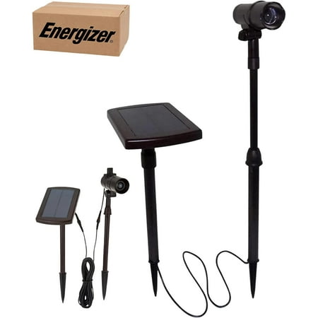 Energizer 100 Lumen Solar LED Spot/Flood Light with Pole (2 Piece)