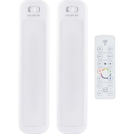 Energizer 12in. LED Light Bars with Remote, Color Changing, 100 Lumen, 2-Pack, 44577