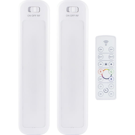 Energizer 12in. LED Light Bars with Remote, Color Changing, 100 Lumen, 2-Pack, 44577