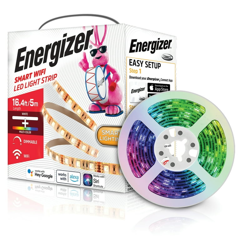 Energizer colour changing led strip light 5m shop