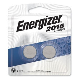 Energizer 2016 3V Lithium Watch Batteries,EVE2016BP, 2 Count