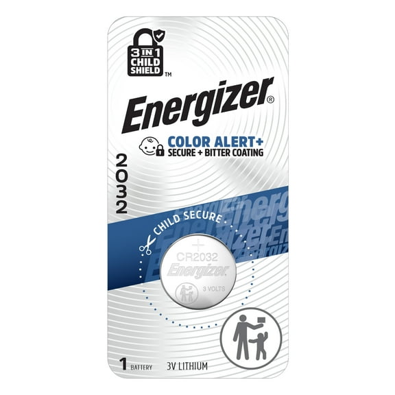 Energizer 2032 Coin Batteries (1 Pack), CR2032 3V Lithium Batteries, Compatible with AirTag and Tile Pro Devices, Key Fobs, Watches and more