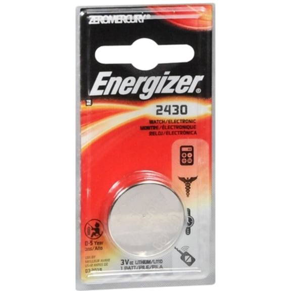Energizer 2430 Watch/Electronic Lithium Battery 1 ea