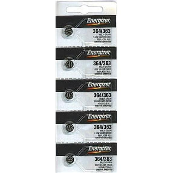 Energizer 364/363 - SR621 Silver Oxide Button Battery 1.55V - 50 Pack + FREE SHIPPING!