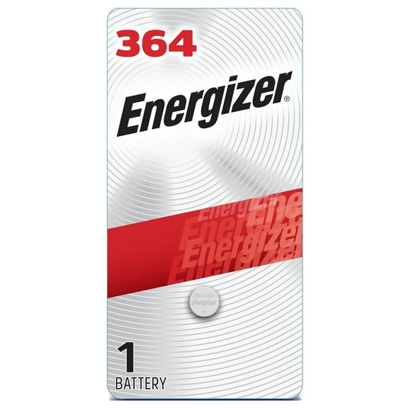 Energizer 364 Silver Oxide Button Cell Batteries (1 Pack), for Watches, Small Electronics and more