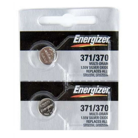 Energizer 371 / 370 - SR920 Silver Oxide Button Battery 1.55V - 2 Pack + 30% Off!
