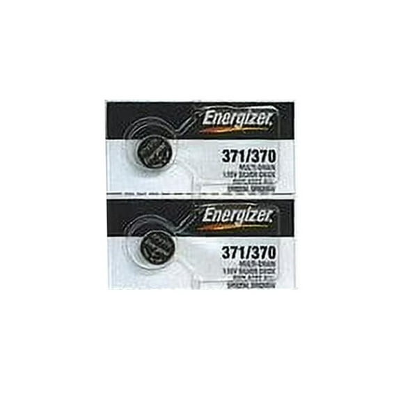 Energizer 371 / 370 - SR920 Silver Oxide Button Battery 1.55V - 2 Pack + Free Shipping