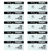 Energizer 379 SR521SW Silver Oxide Watch Battery 10 Count