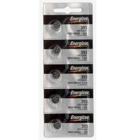 Energizer 393/309 - SR754 Silver Oxide Button Battery 1.55V 10 Pack + FREE SHIPPING!