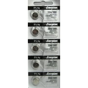 energizer 394/380 sr936w, sr936sw silver oxide watch battery. on tear strip