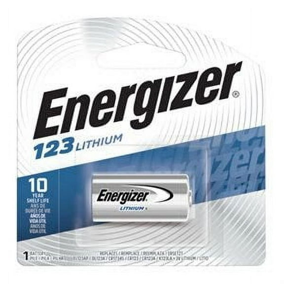 Energizer 3V Photo Lithium Battery, 123, 1 Pack 1 Pack