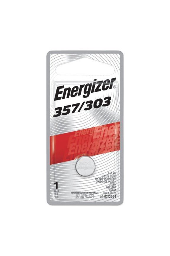 -4PK 357/303 Silver Oxide Button Cell Battery, 1.5 V