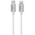thumbnail image 1 of Energizer(R) 4ft Type-C to Lightning Cable, Metal Tips, White, 1 of 4