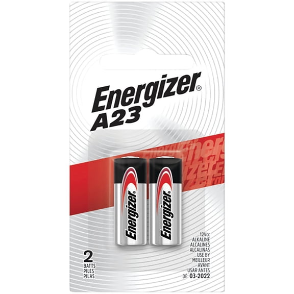 Energizer A23 12V Batteries 2 Pack (A23BP-2)