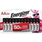 Energizer AA Batteries, Max Double A Battery Alkaline, 24 Count