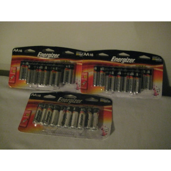 Energizer AA Max Alkaline Batteries 16 per pack (3 pack)