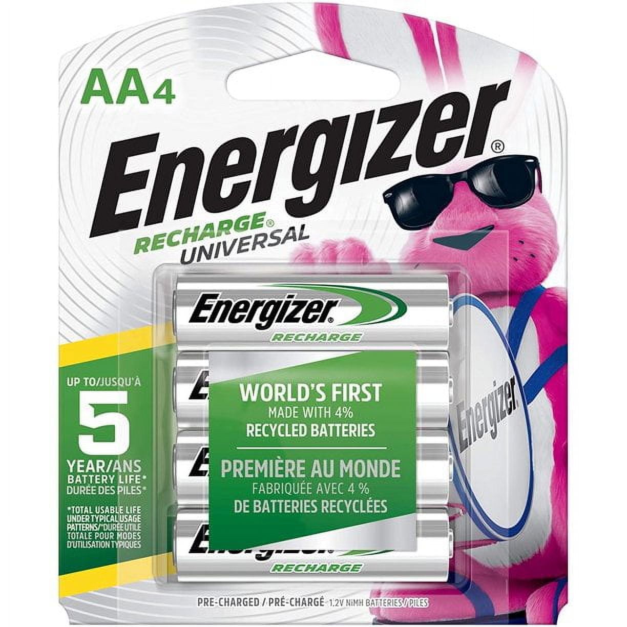 Energizer AA Rechargeable NiMH Batteries - 12 Pack + 30% Off!