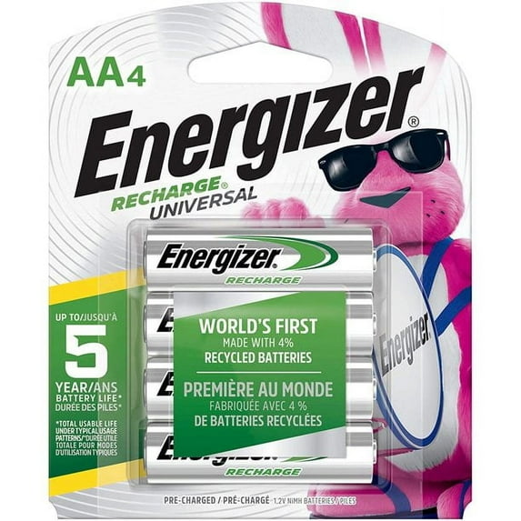 Energizer AA Rechargeable NiMH Batteries - 12 Pack + 30% Off!