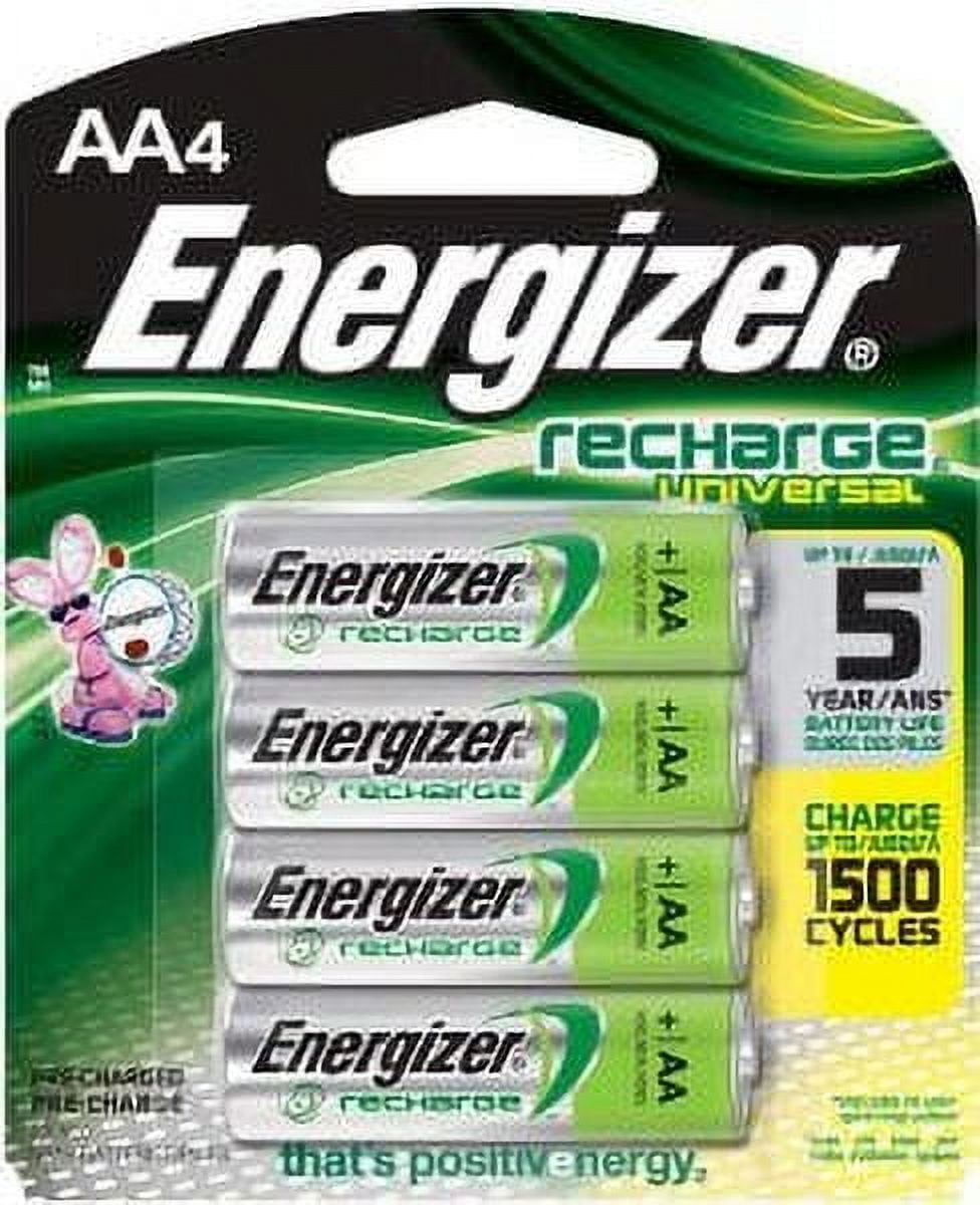 Energizer AA Rechargeable NiMH Batteries - 12 Pack