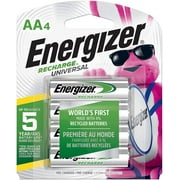 Energizer AA Rechargeable NiMH Batteries - 4 Pack