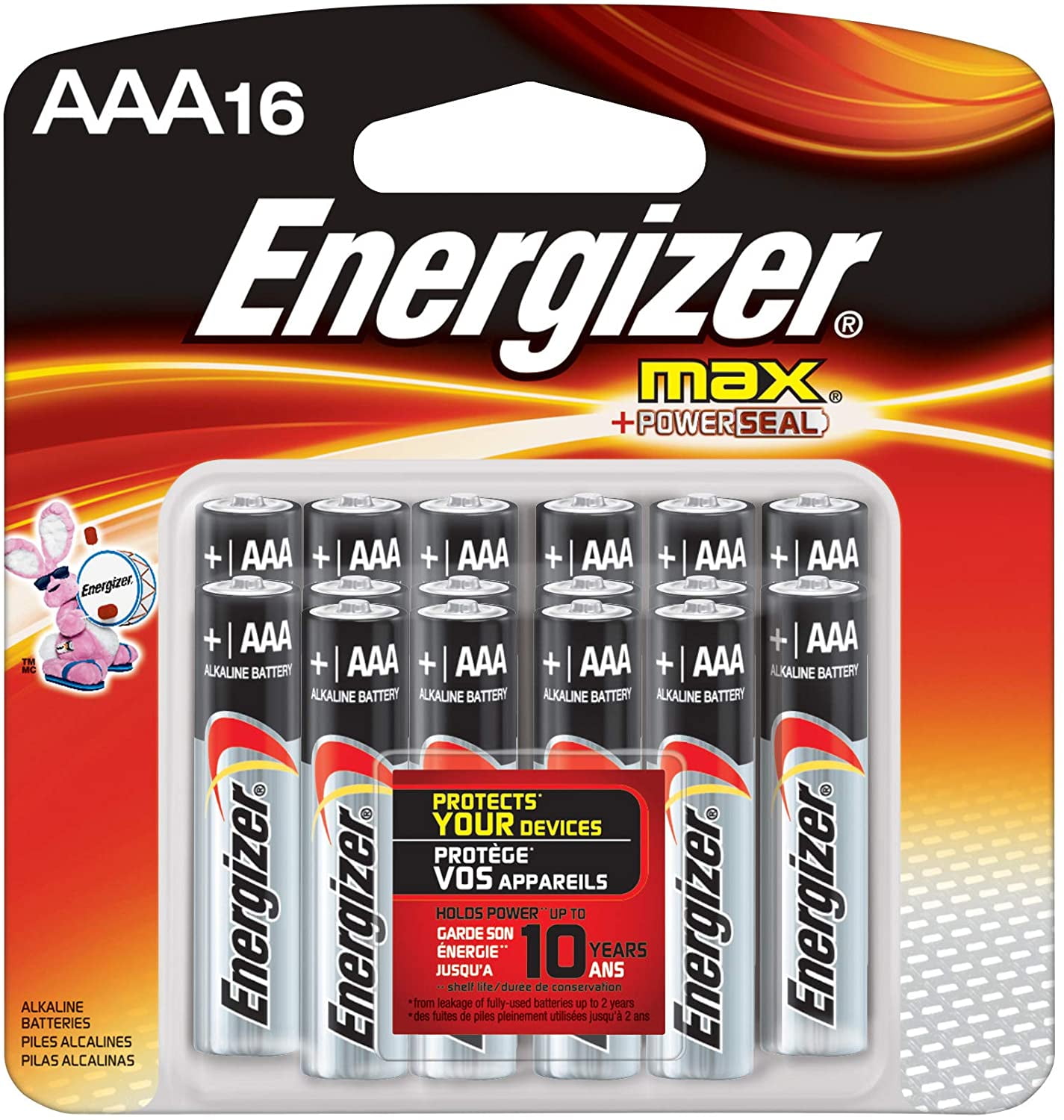 Energizer AAA Batteries, Triple a Battery Max Alkaline (16 Count) 