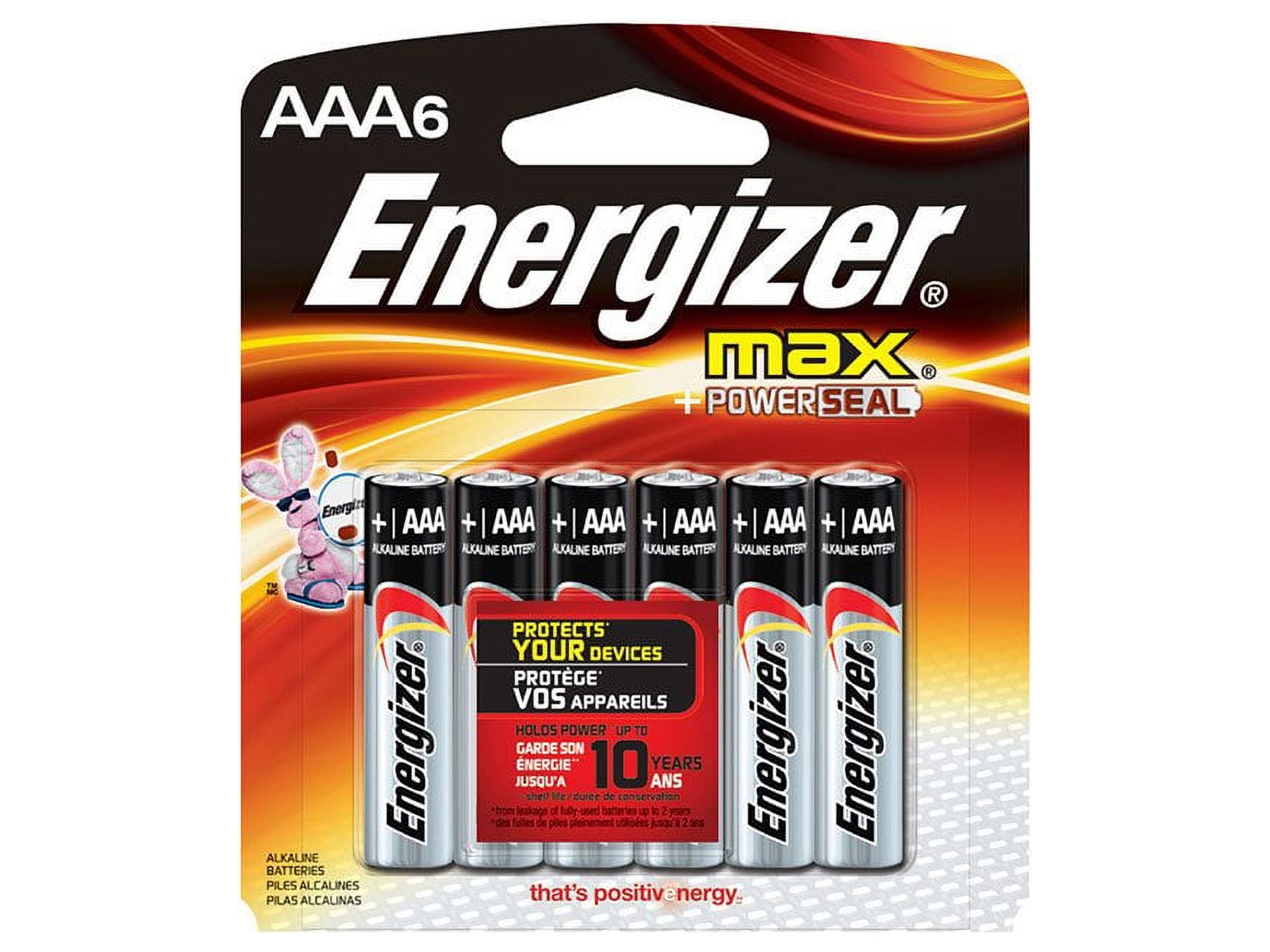 Energizer AAA Cell 1.5 Volt MAX Battery (2x6 Pack) 12 Batteries