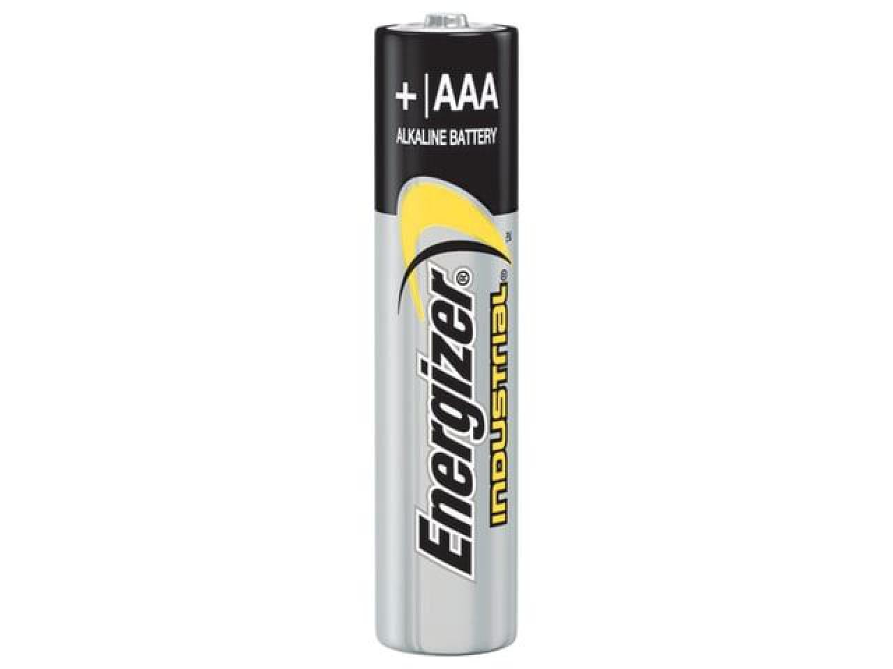 Energizer Industrial AAA Alkaline Batteries – LR03, 10 Pack, Expires 2031