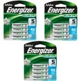 thumbnail image 1 of Energizer AAA Rechargeable Batteries 4 Pack, 3 Count = 12 Batteries, 1 of 1