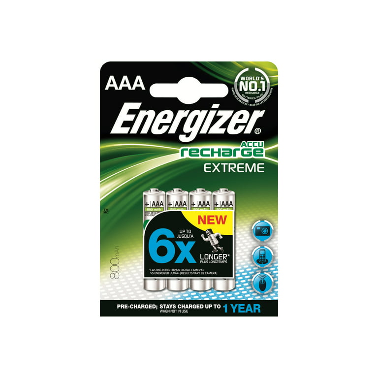 Energizer Accu Recharge Extreme - Battery 4 x AAA - ( rechargeable