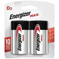 thumbnail image 1 of Energizer Alkaline Batteries Size D 1.5 V Blister Pack 2, 1 of 1
