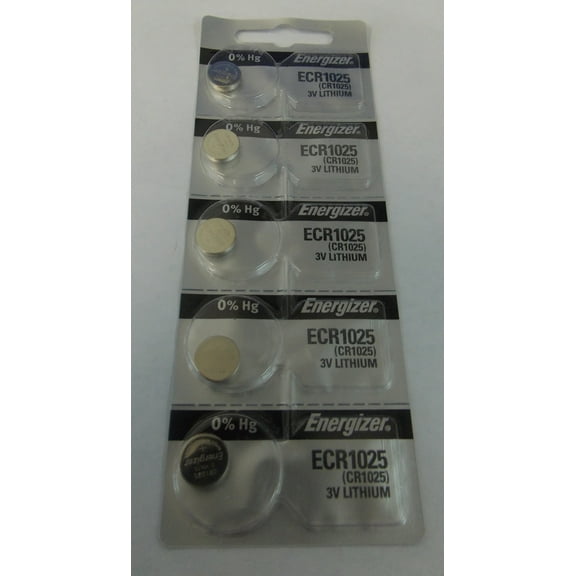 Energizer CR1025 3V Lithium Coin Battery 100 Pack + FREE SHIPPING!