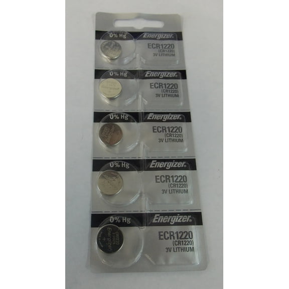 Energizer CR1220 3V Lithium Coin Battery - 100 Pack + 30% Off!