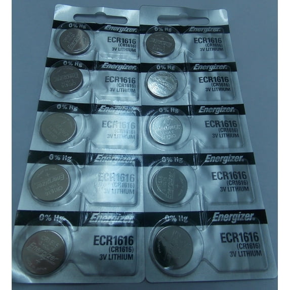 Energizer CR1616 3V Lithium Coin Battery - 10 Pack + 30% Off!