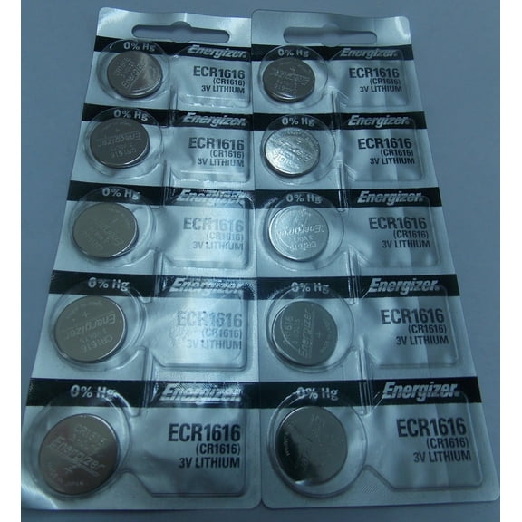 Energizer CR1616 3V Lithium Coin Battery - 10 Pack + 30% Off!