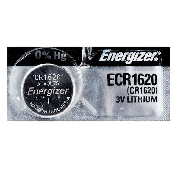 Energizer CR1620 3V Lithium Coin Battery - 5 Pack + FREE SHIPPING!
